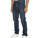 Jeans Casual Hombre Eco Stretch Denim Slim Azul Cat