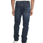 Jeans Casual Hombre Eco Stretch Denim Slim Azul Cat
