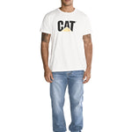 Jeans Denim Hombre Eco Stretch Denim Straight Azul Cat