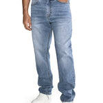 Jeans Denim Hombre Eco Stretch Denim Straight Azul Cat