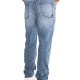 Jeans Denim Hombre Eco Stretch Denim Straight Azul Cat