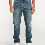 Jeans Rectos Hombre Eco Stretch Azul Cat