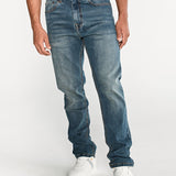 Jeans Rectos Hombre Eco Stretch Azul Cat