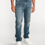 Jeans Rectos Hombre Eco Stretch Azul Cat