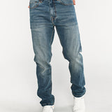 Jeans Rectos Hombre Eco Stretch Azul Cat