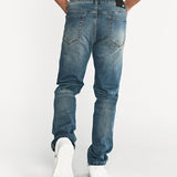Jeans Rectos Hombre Eco Stretch Azul Cat