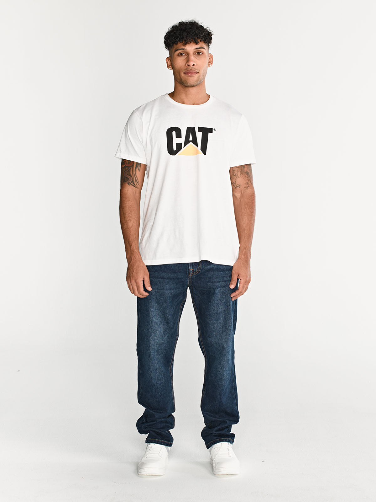 Jeans Hombre CAT Eco Stretch Straight Indigo Dark Stone