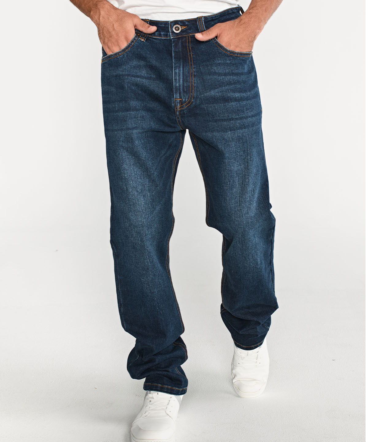 Jeans Hombre CAT Eco Stretch Straight Indigo Dark Stone