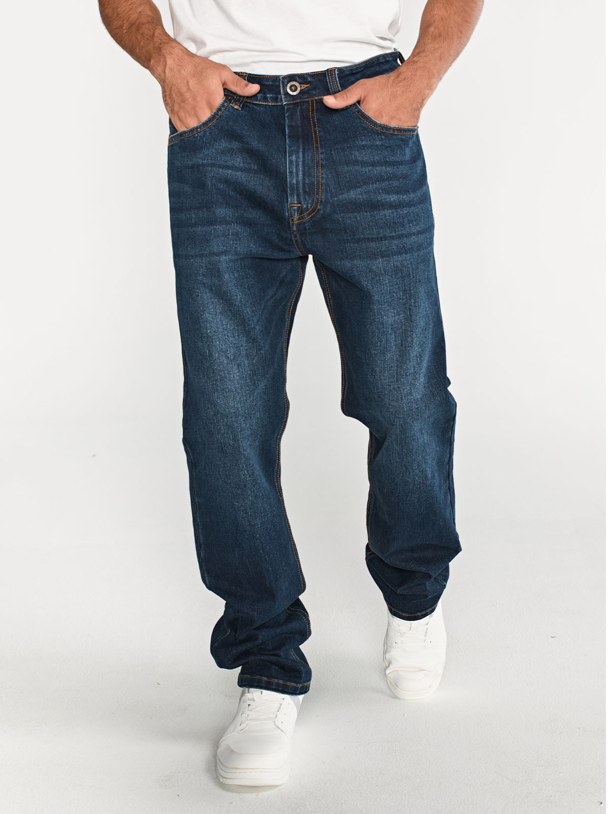 Jeans Hombre CAT Eco Stretch Straight Indigo Dark Stone