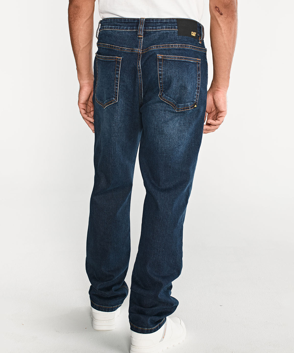 Jeans Hombre CAT Eco Stretch Straight Indigo Dark Stone