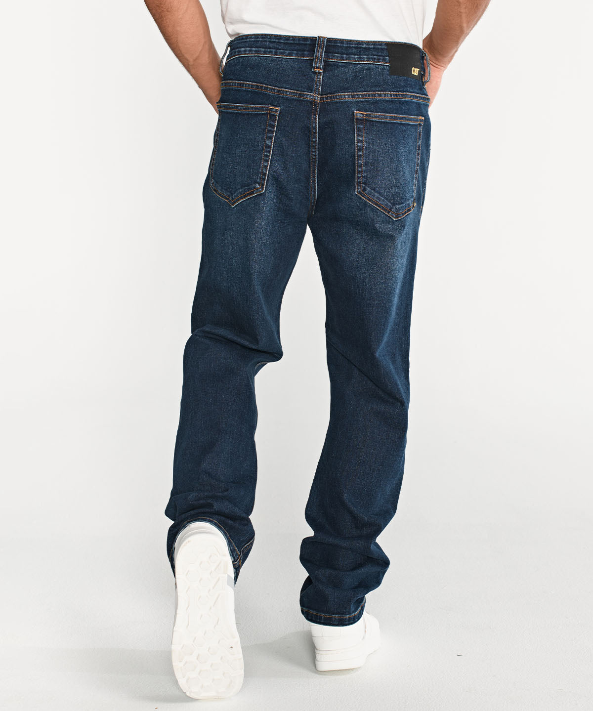 Jeans Hombre CAT Eco Stretch Straight Indigo Dark Stone