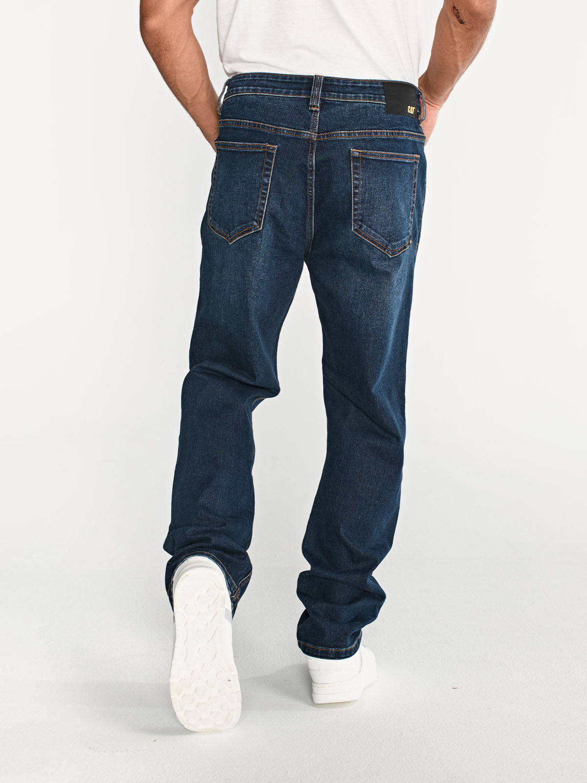 Jeans Hombre CAT Eco Stretch Straight Indigo Dark Stone