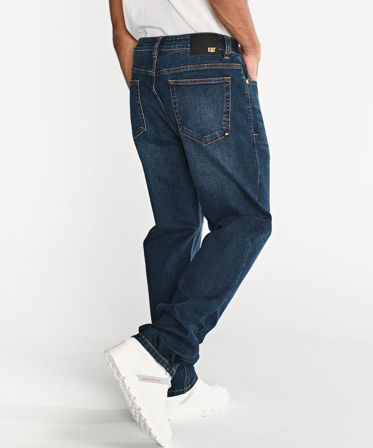 Jeans Hombre CAT Eco Stretch Straight Indigo Dark Stone