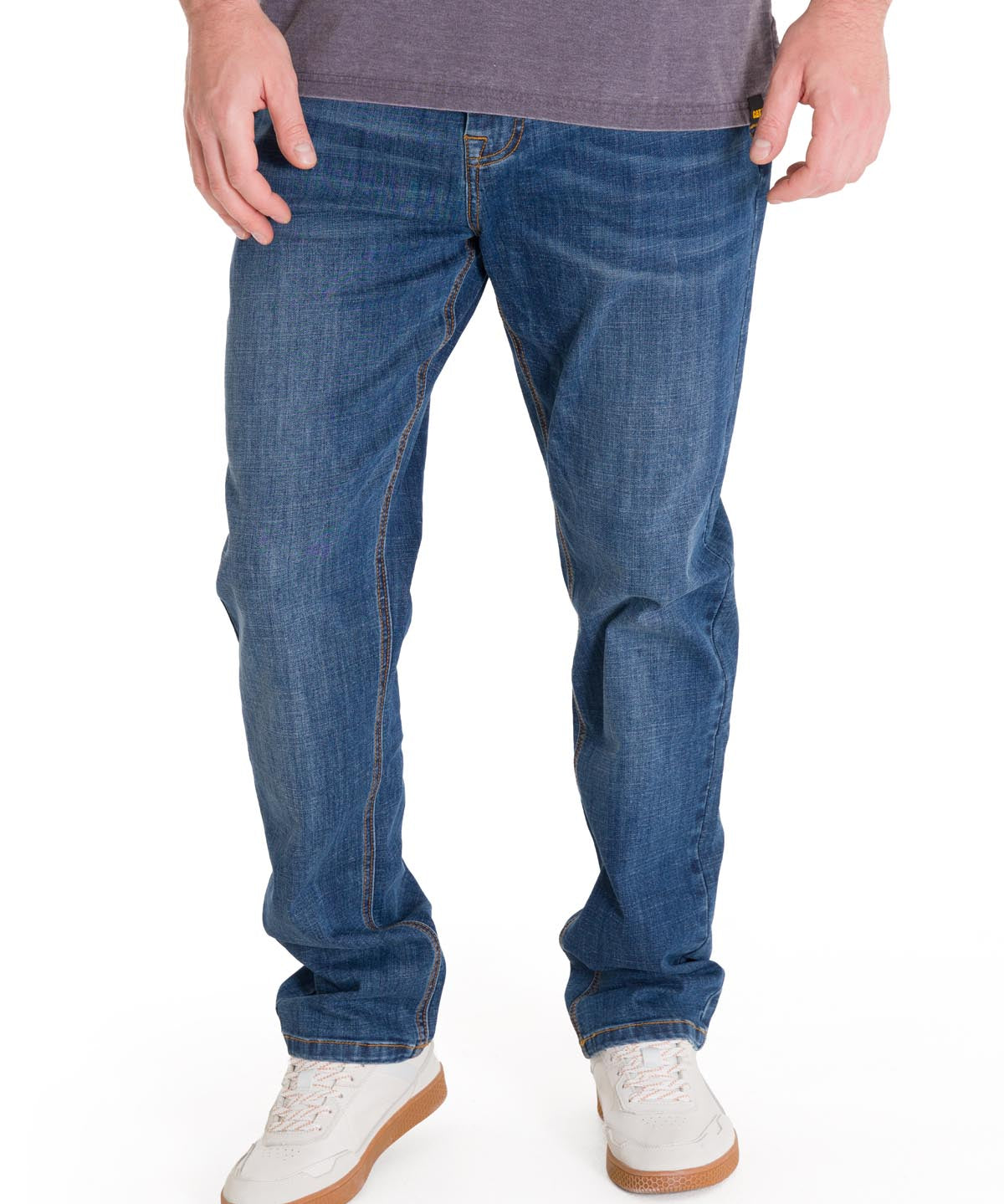 Jeans Casual Hombre Coolmax Denim Slim Azul Cat