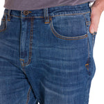 Jeans Casual Hombre Coolmax Denim Slim Azul Cat