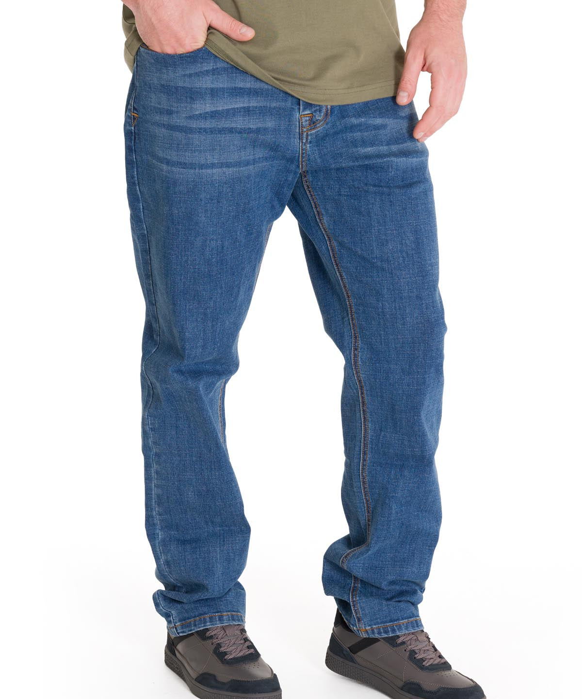 Jeans Denim Hombre Coolmax Denim Slim Azul Cat