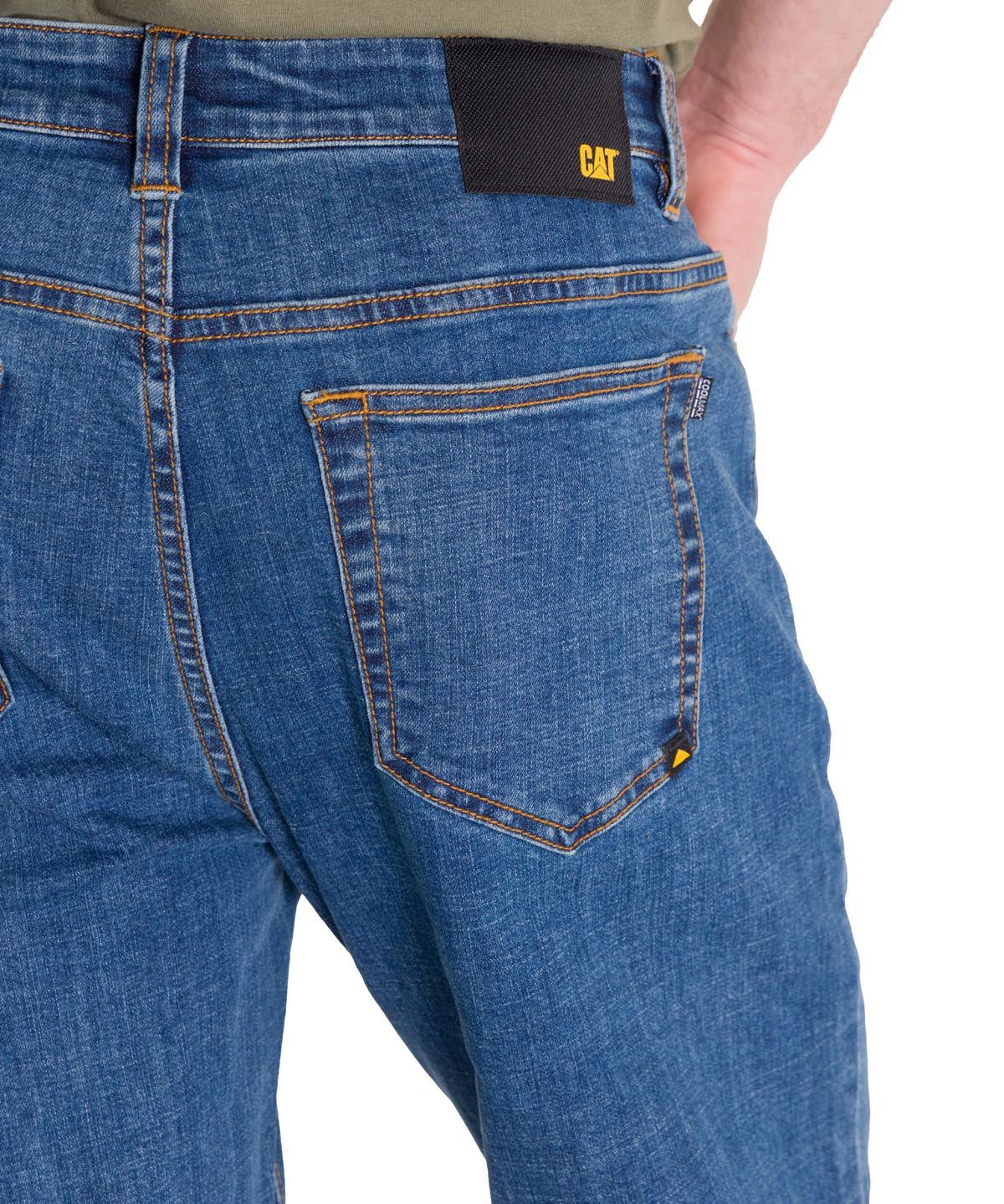 Jeans Denim Hombre Coolmax Denim Slim Azul Cat
