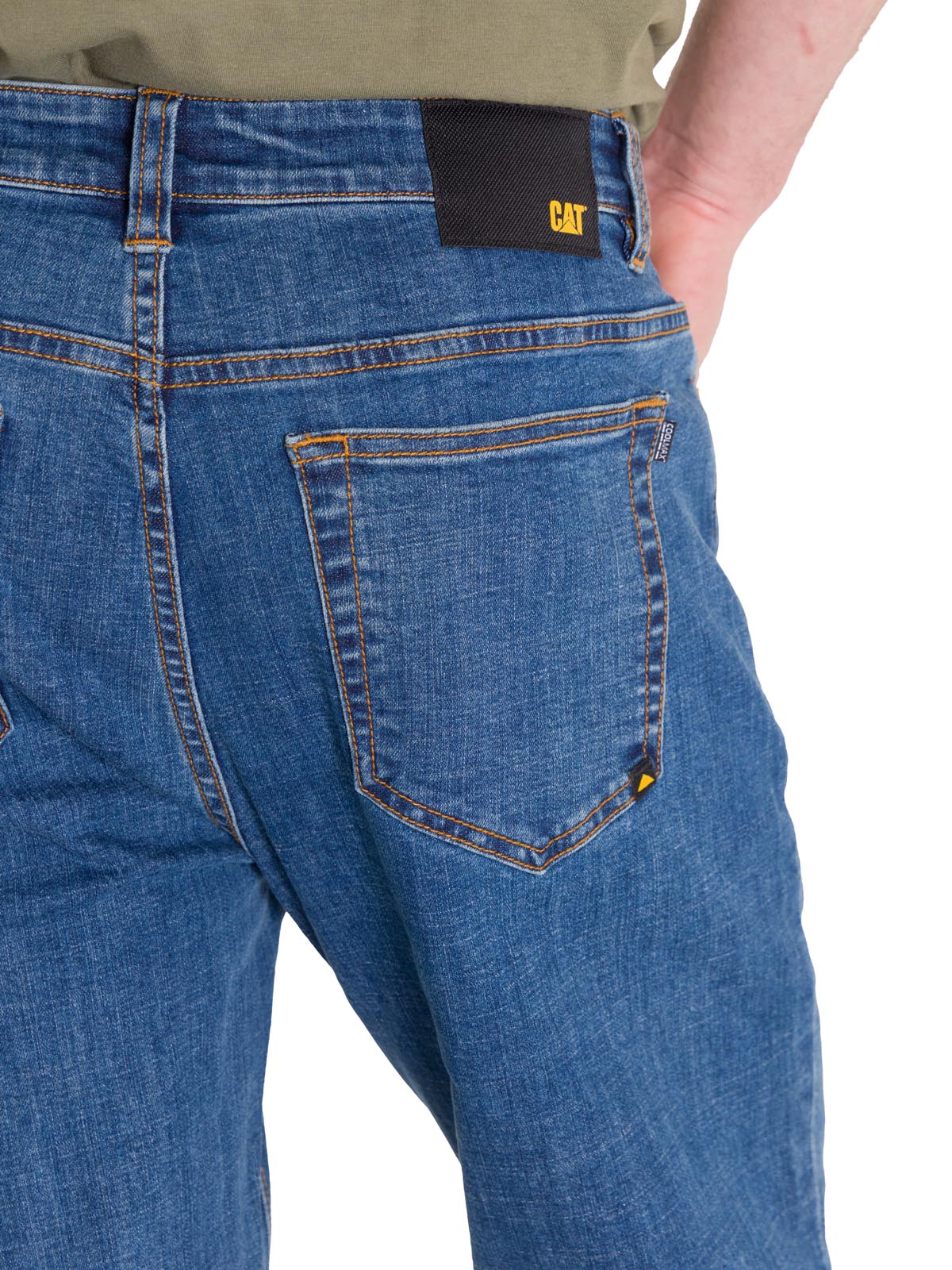 Jeans Denim Hombre Coolmax Denim Slim Azul Cat