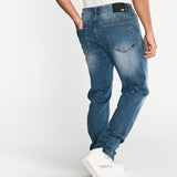 Pantalón Jeans Hombre Coolmax Denim Slim Azul Claro Cat