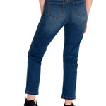 Jeans Denim Mujer Triblend Stretch Denim High-Rise Straight Azul Cat