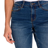 Jeans Denim Mujer Triblend Stretch Denim Mid-Rise Skinny Azul Cat