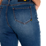 Jeans Denim Mujer Triblend Stretch Denim Mid-Rise Skinny Azul Cat