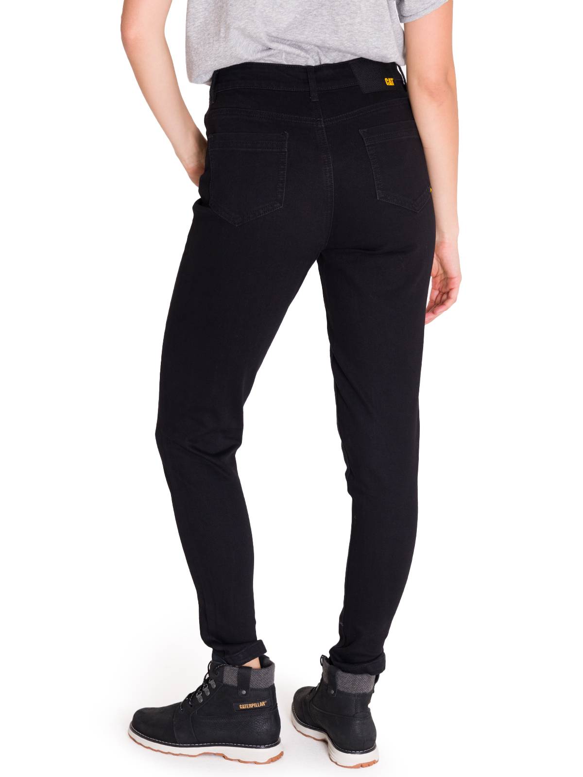 Jeans Denim Mujer Triblend Stretch Denim Mid-Rise Skinny Gris Cat