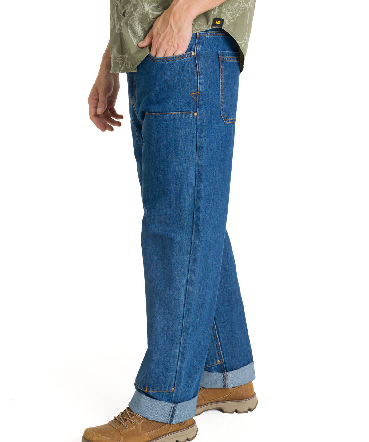 Jeans Hombre Double Front Azul CAT