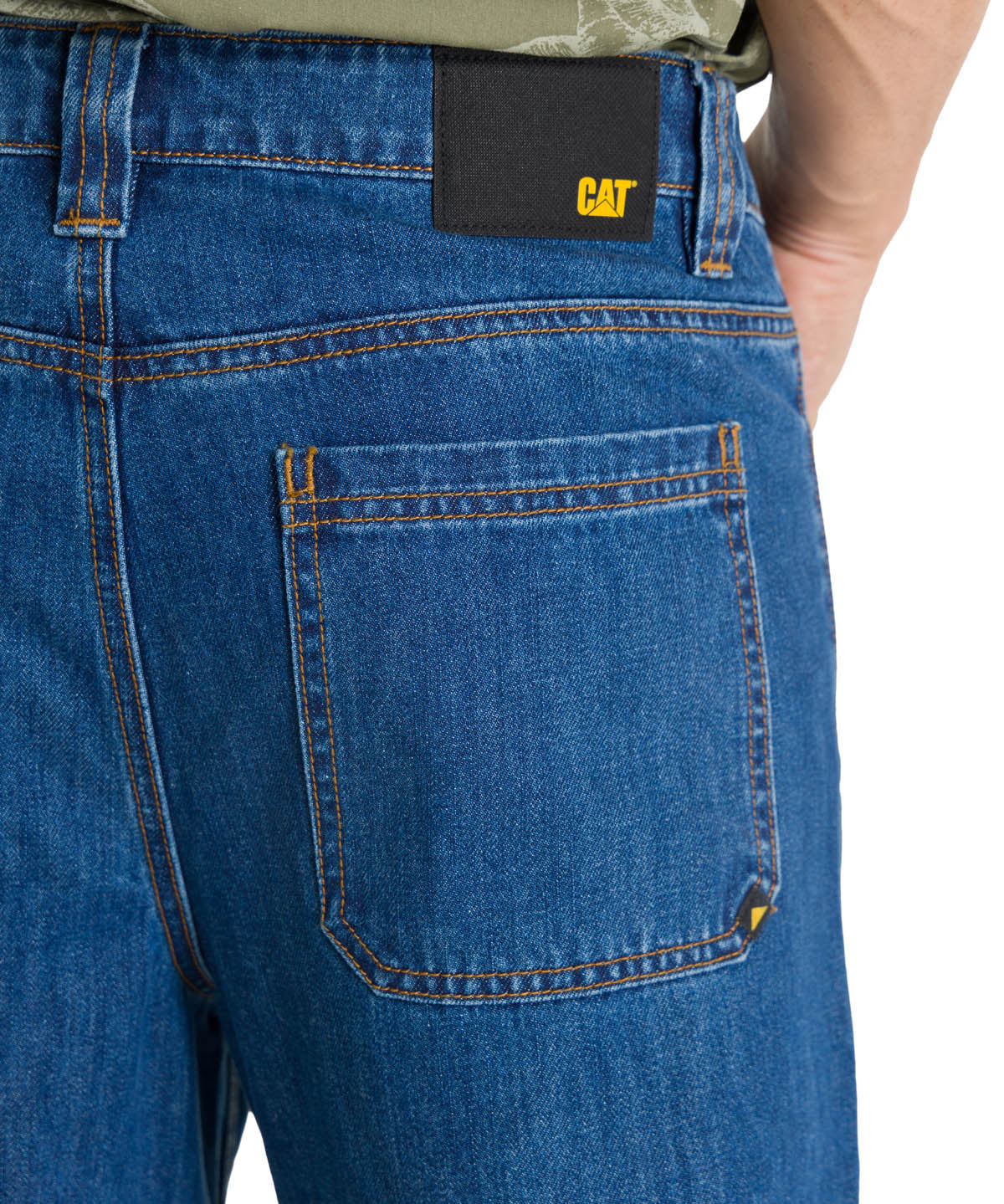 Jeans Hombre Double Front Azul CAT