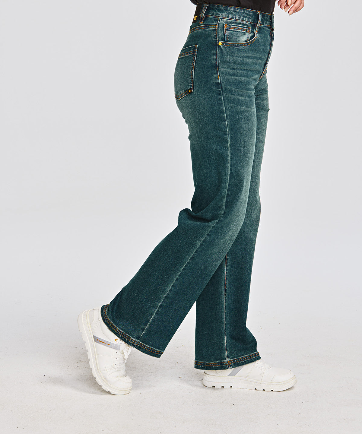 Jeans Casual Mujer TRIBLEND STRETCH DENIM WIDE LEG Azul CAT