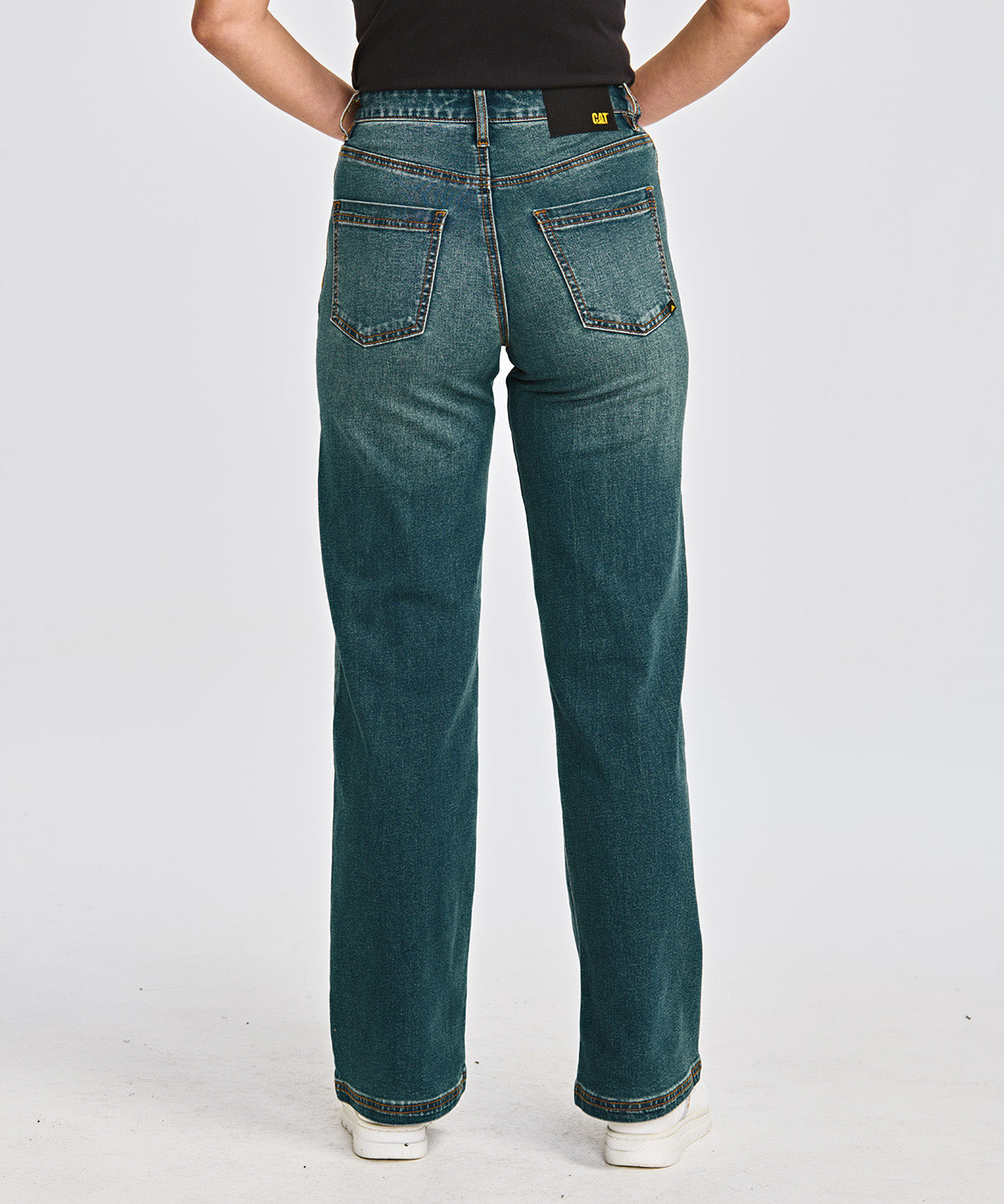 Jeans Casual Mujer TRIBLEND STRETCH DENIM WIDE LEG Azul CAT