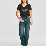 Jeans Casual Mujer TRIBLEND STRETCH DENIM WIDE LEG Azul CAT