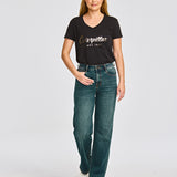 Jeans Casual Mujer TRIBLEND STRETCH DENIM WIDE LEG Azul CAT