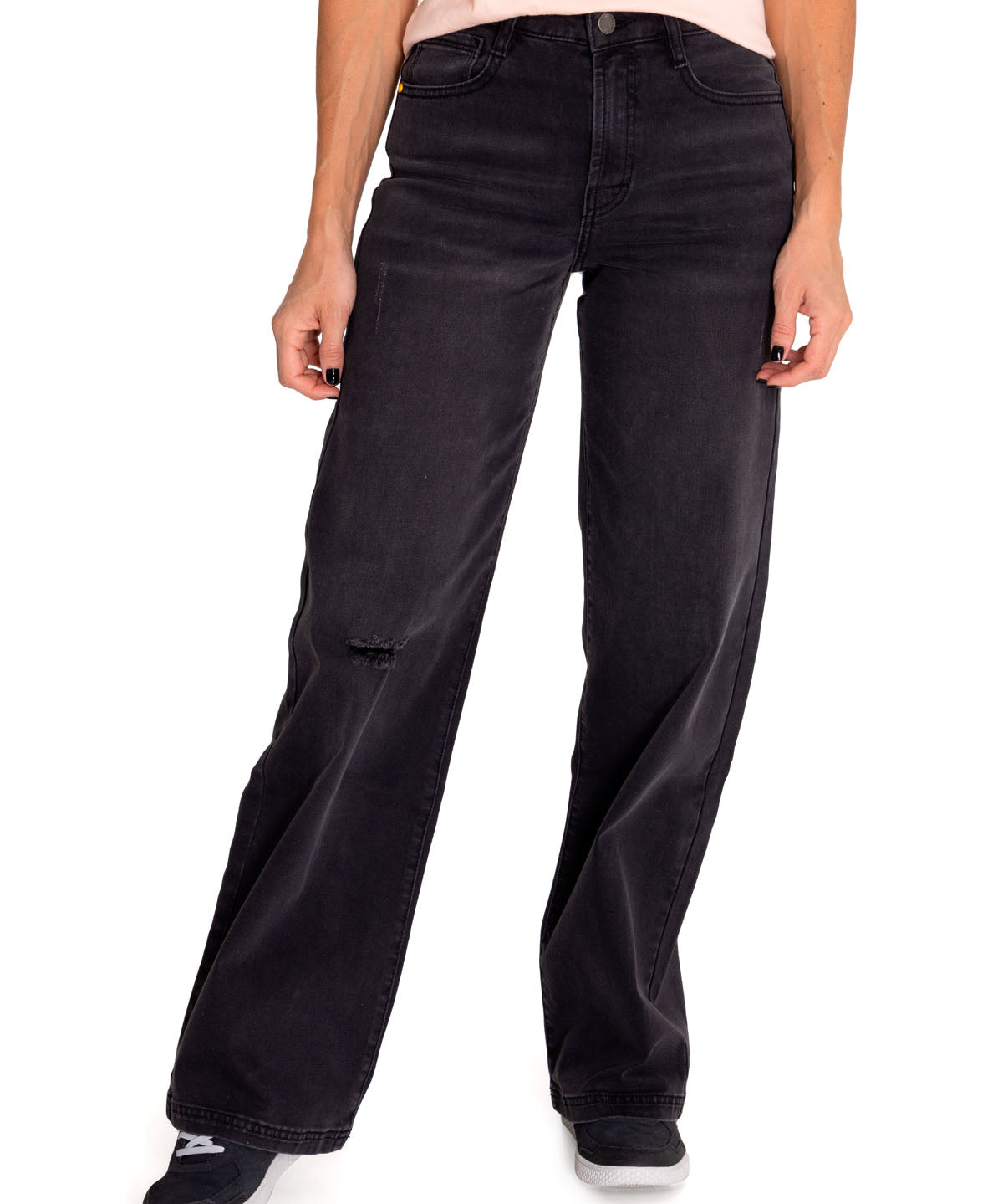 Jeans Denim Mujer Triblend Stretch Denim Wide Leg Gris Cat