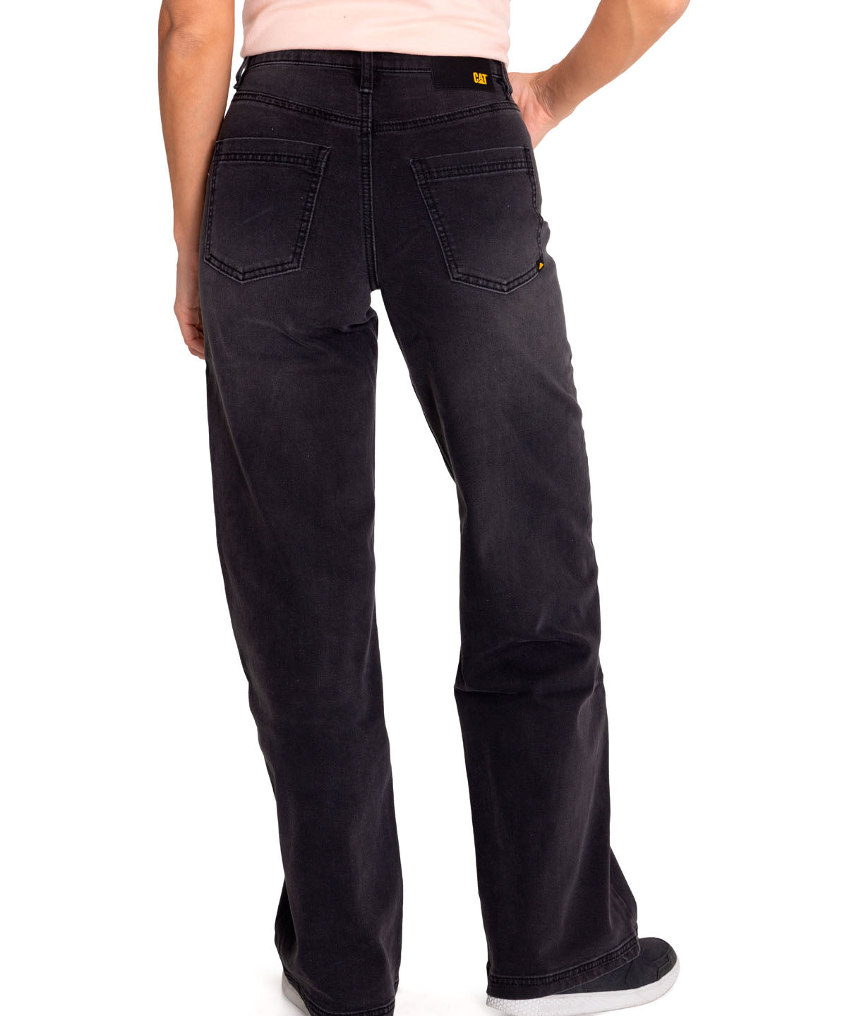 Jeans Denim Mujer Triblend Stretch Denim Wide Leg Gris Cat