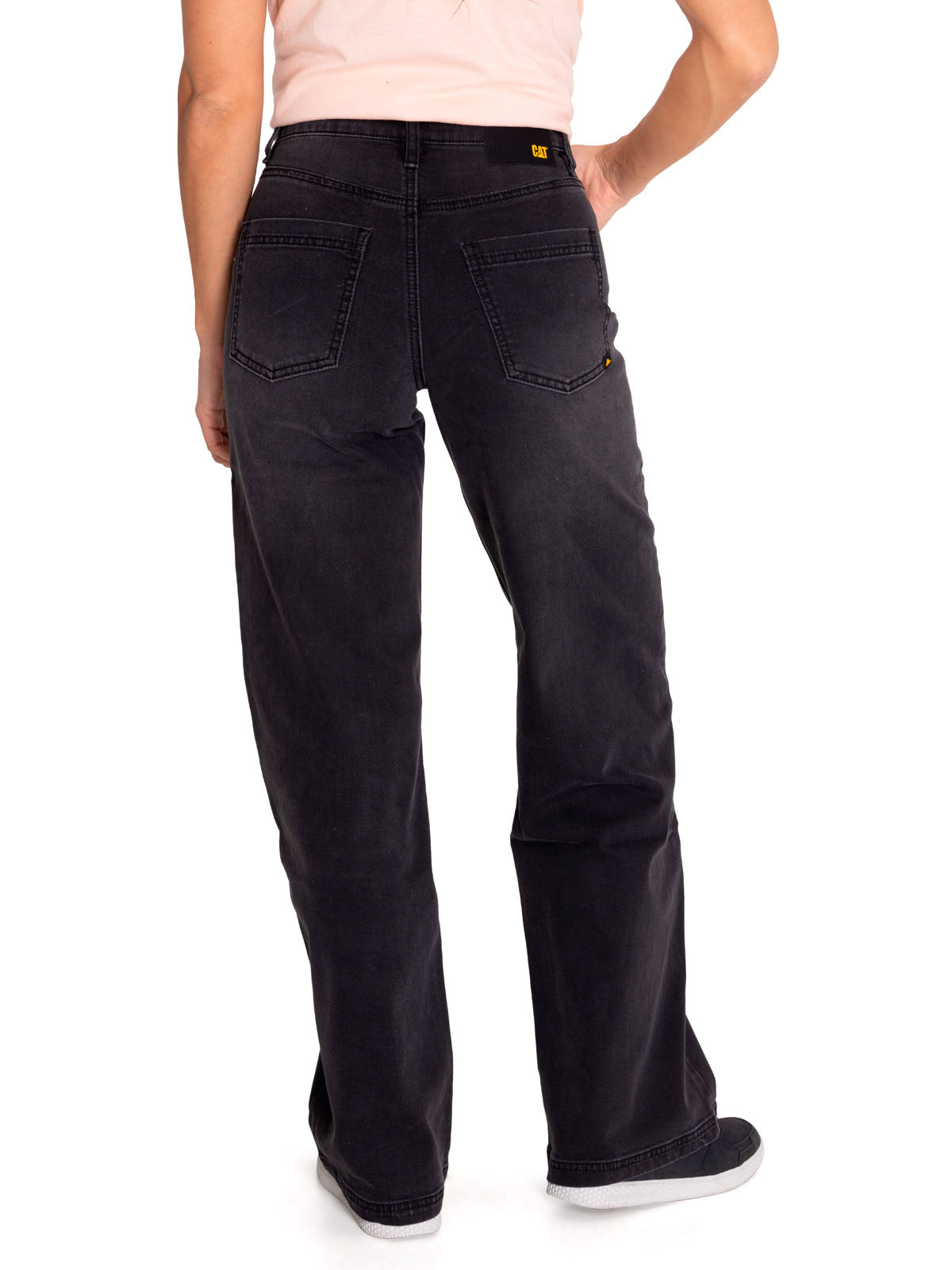 Jeans Denim Mujer Triblend Stretch Denim Wide Leg Gris Cat