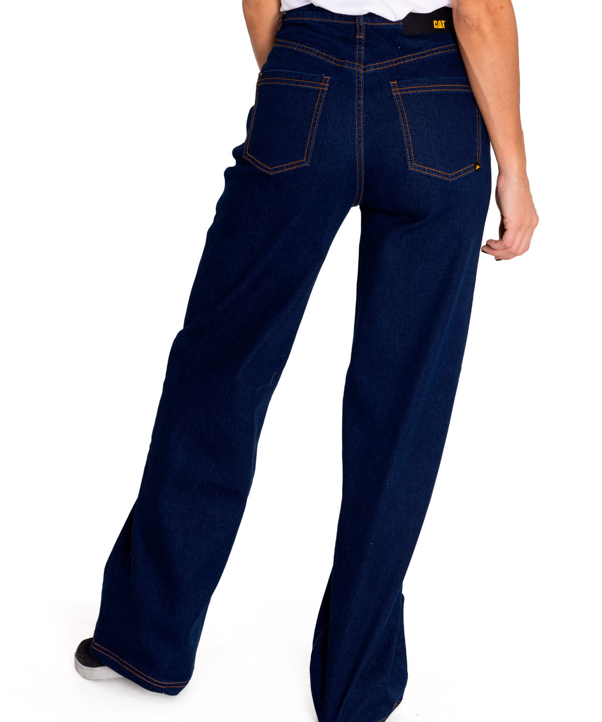 Jeans Denim Mujer Triblend Stretch Denim Wide Leg Azul Cat
