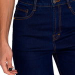 Jeans Denim Mujer Triblend Stretch Denim Wide Leg Azul Cat