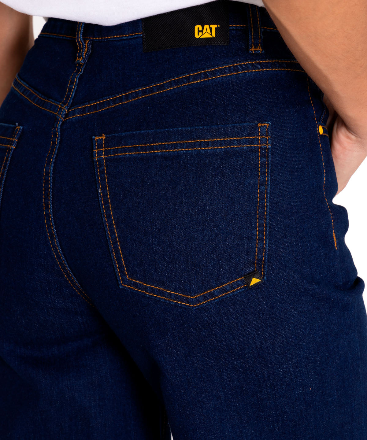 Jeans Denim Mujer Triblend Stretch Denim Wide Leg Azul Cat