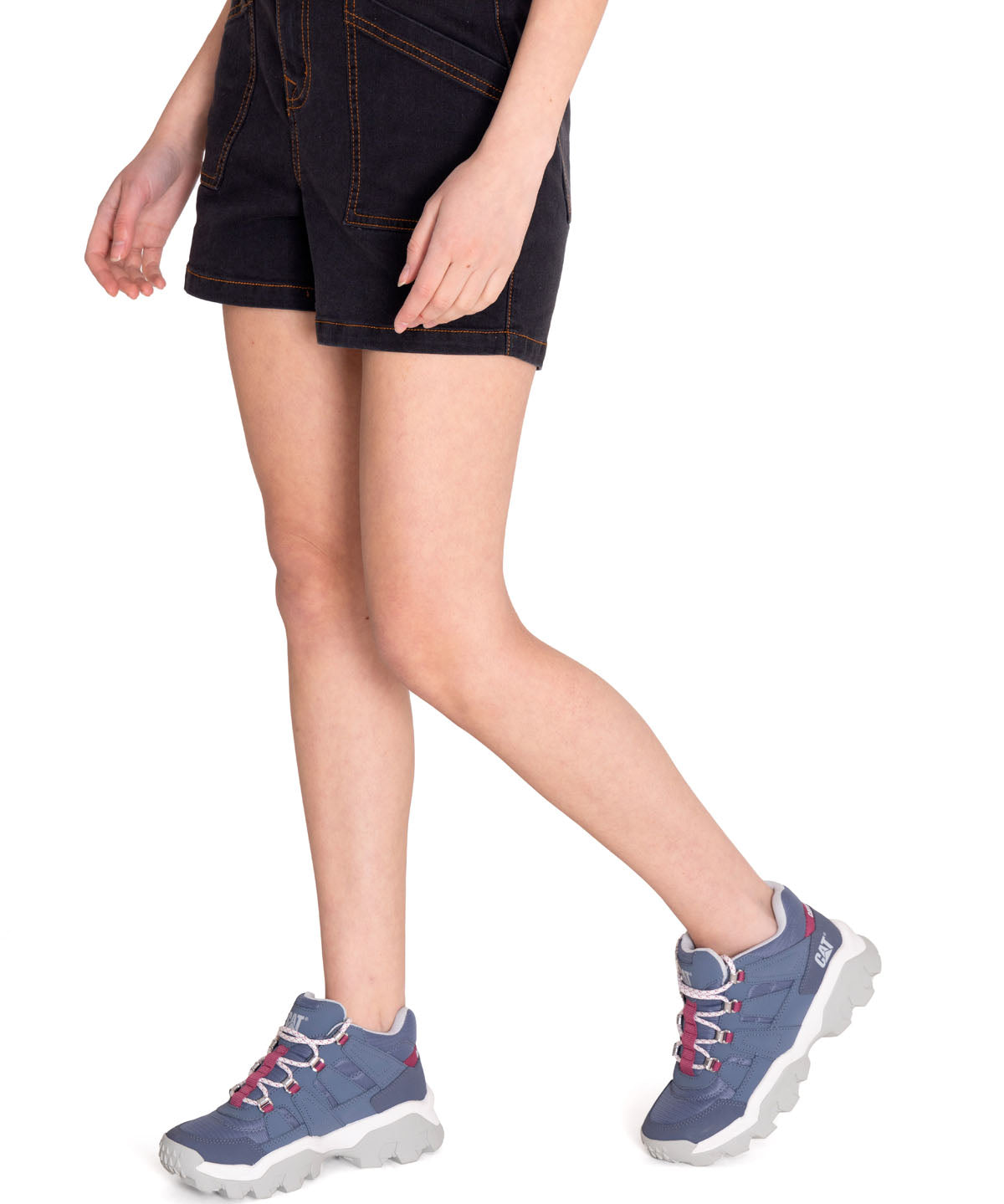 Short Casual Mujer TRIBLEND STRETCH DENIM SHORT Gris CAT