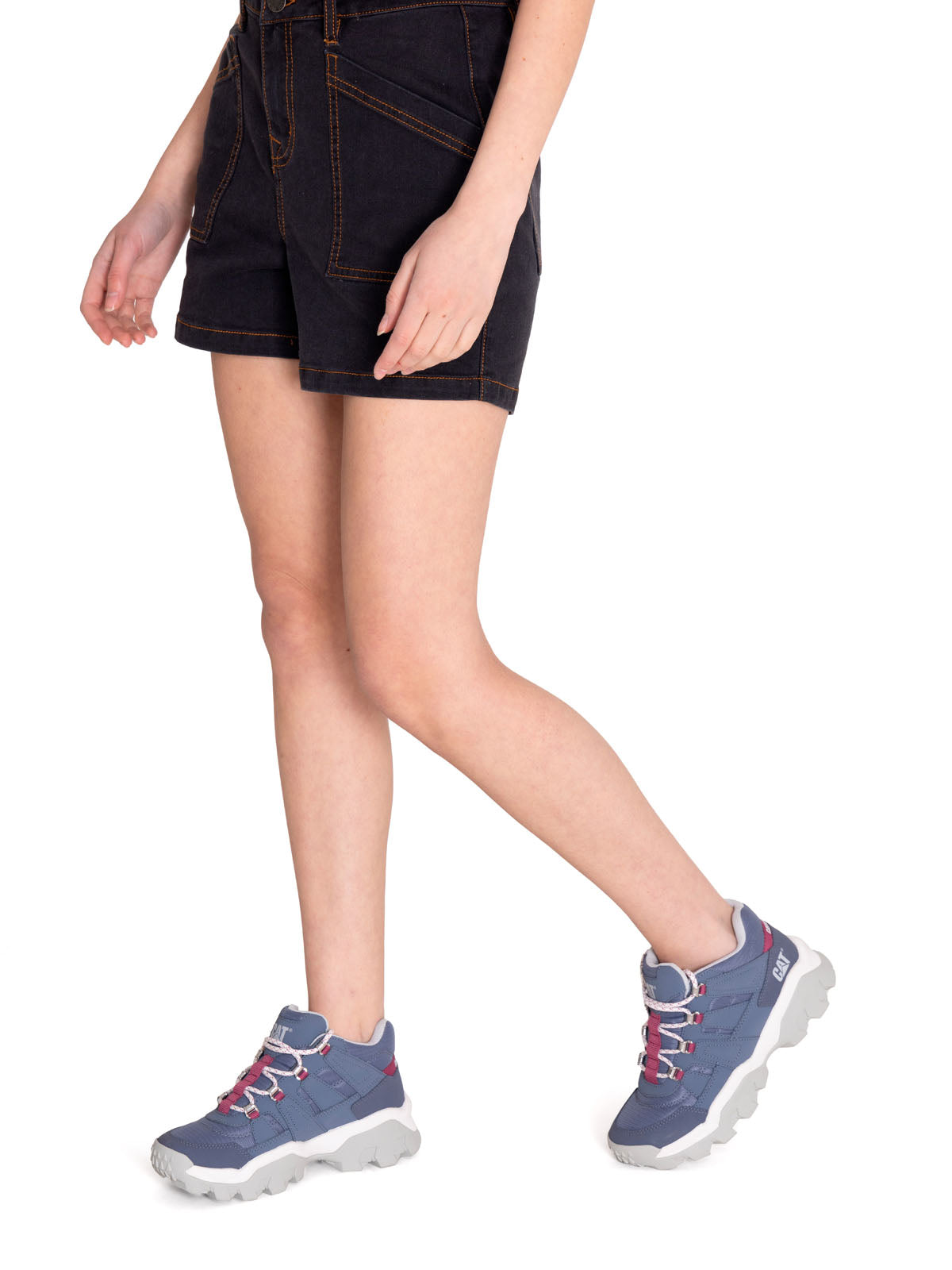 Short Casual Mujer TRIBLEND STRETCH DENIM SHORT Gris CAT