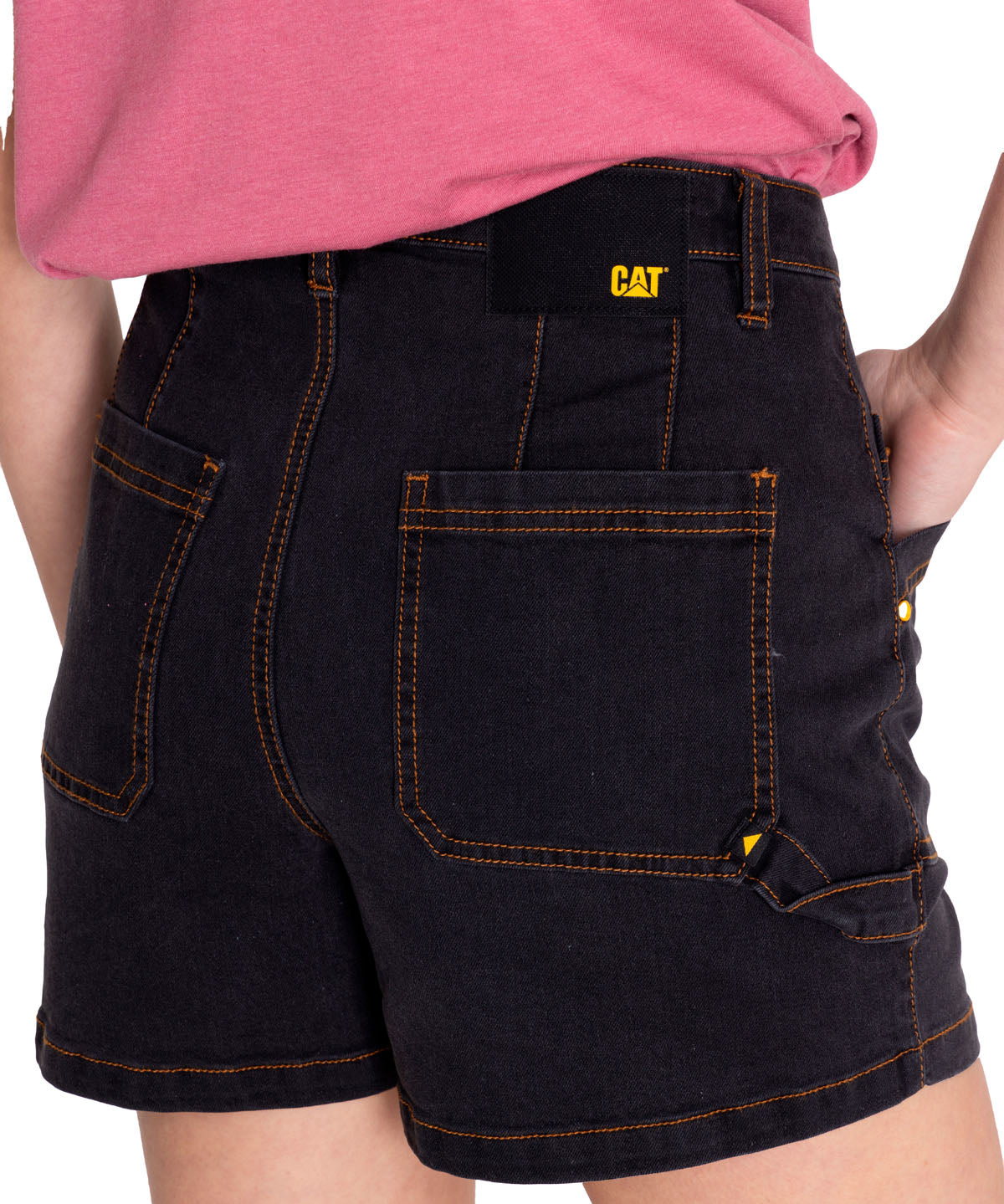 Short Casual Mujer TRIBLEND STRETCH DENIM SHORT Gris CAT
