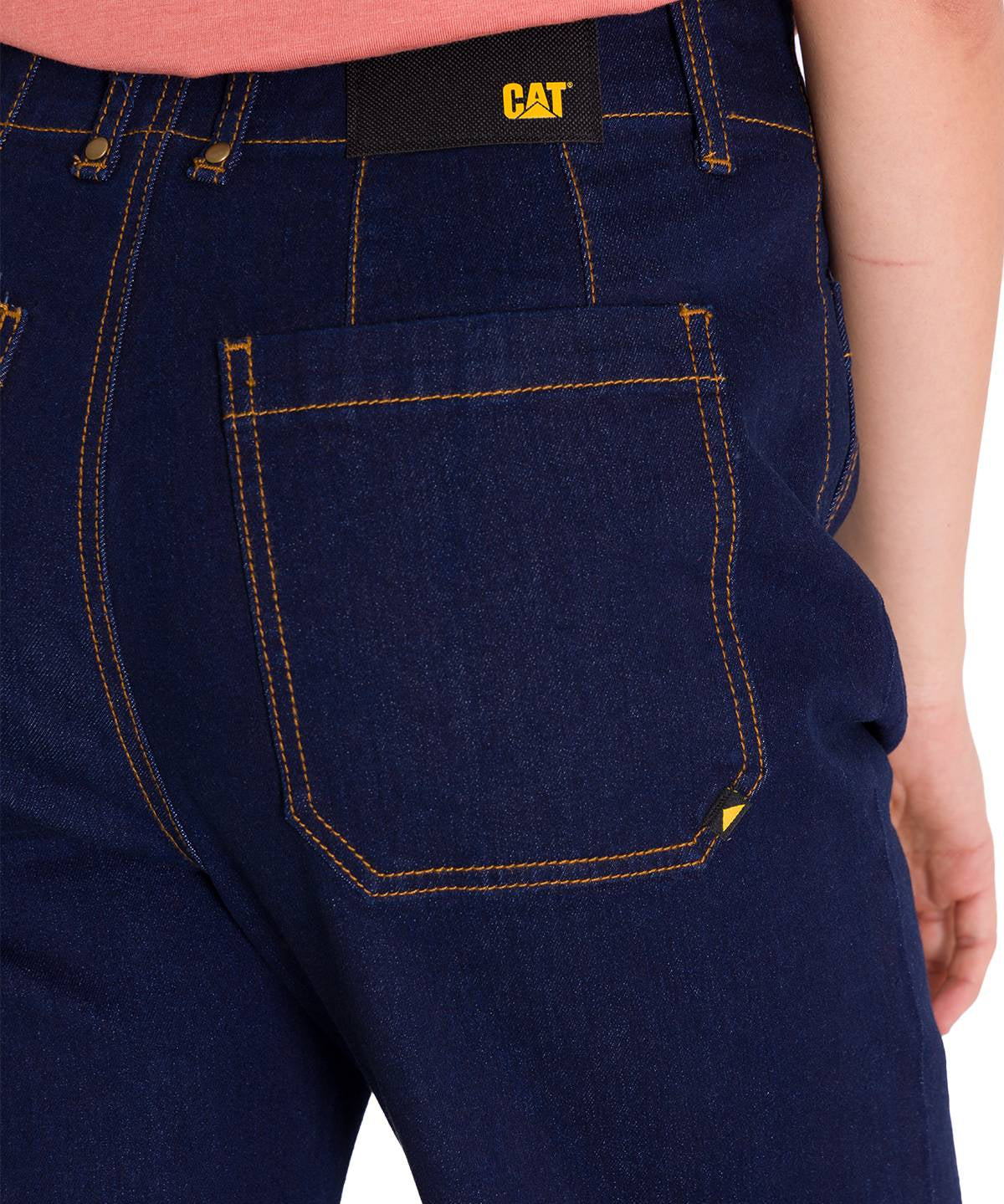 Jeans Wide Leg Casual Mujer TRIBLEND STRETCH DENIM PATCH FRONT POCKET FLARE Azul Marino Cat