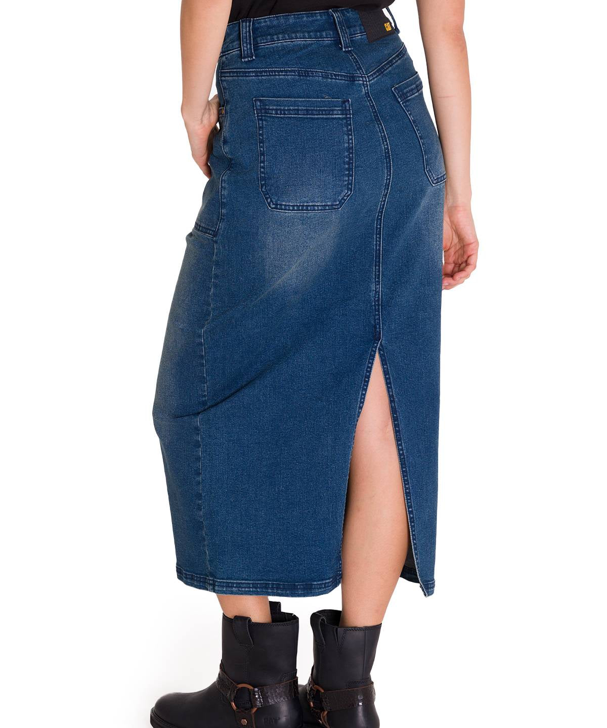 Falda Ajustada Casual Mujer CARPENTER MAXI SKIRT Denim Cat