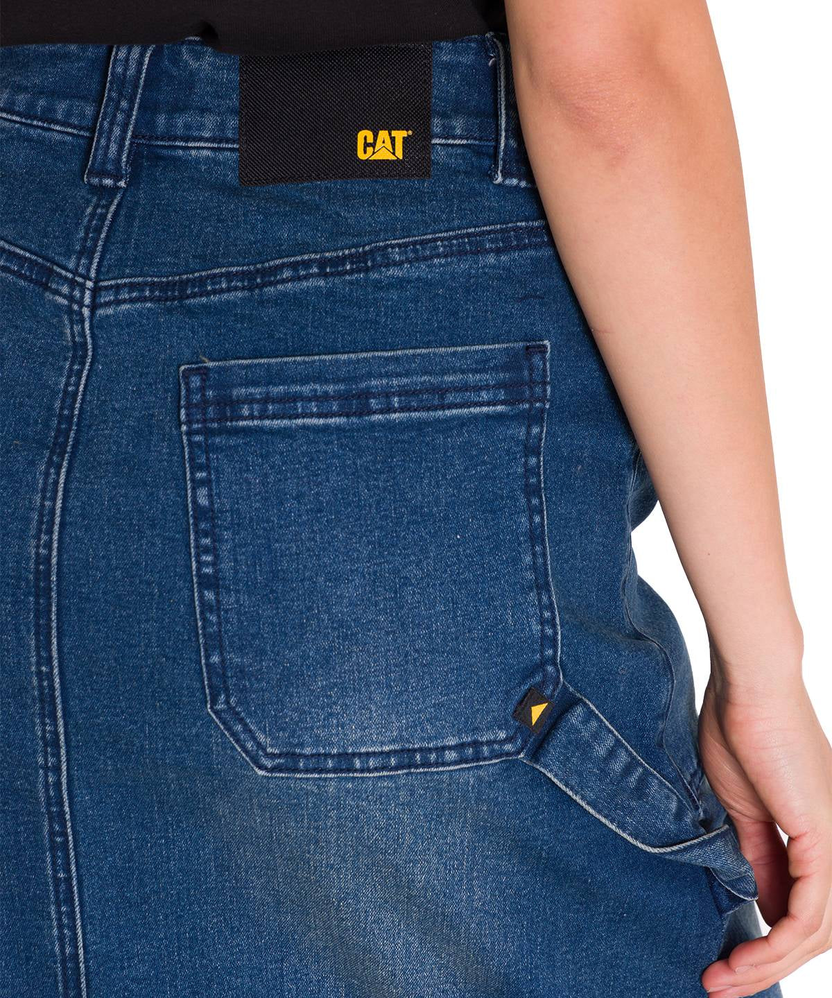 Falda Ajustada Casual Mujer CARPENTER MAXI SKIRT Denim Cat