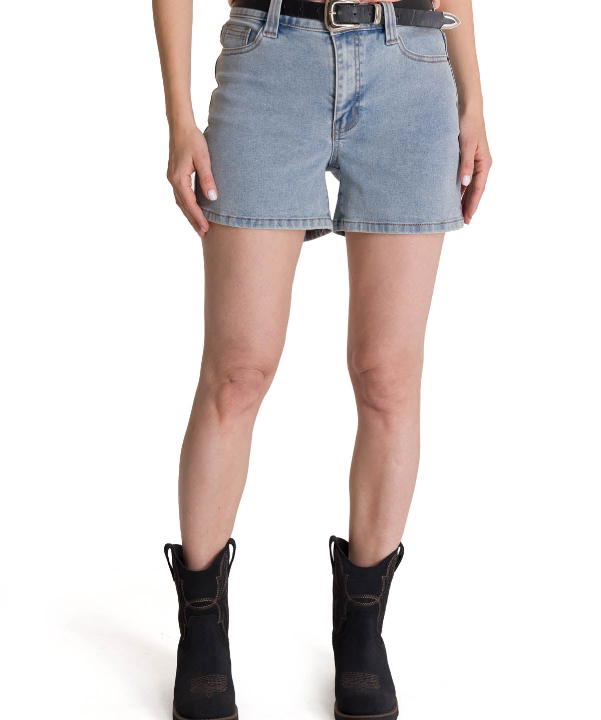 Short Denim Mujer 5 Bolsillos Azul Claro CAT