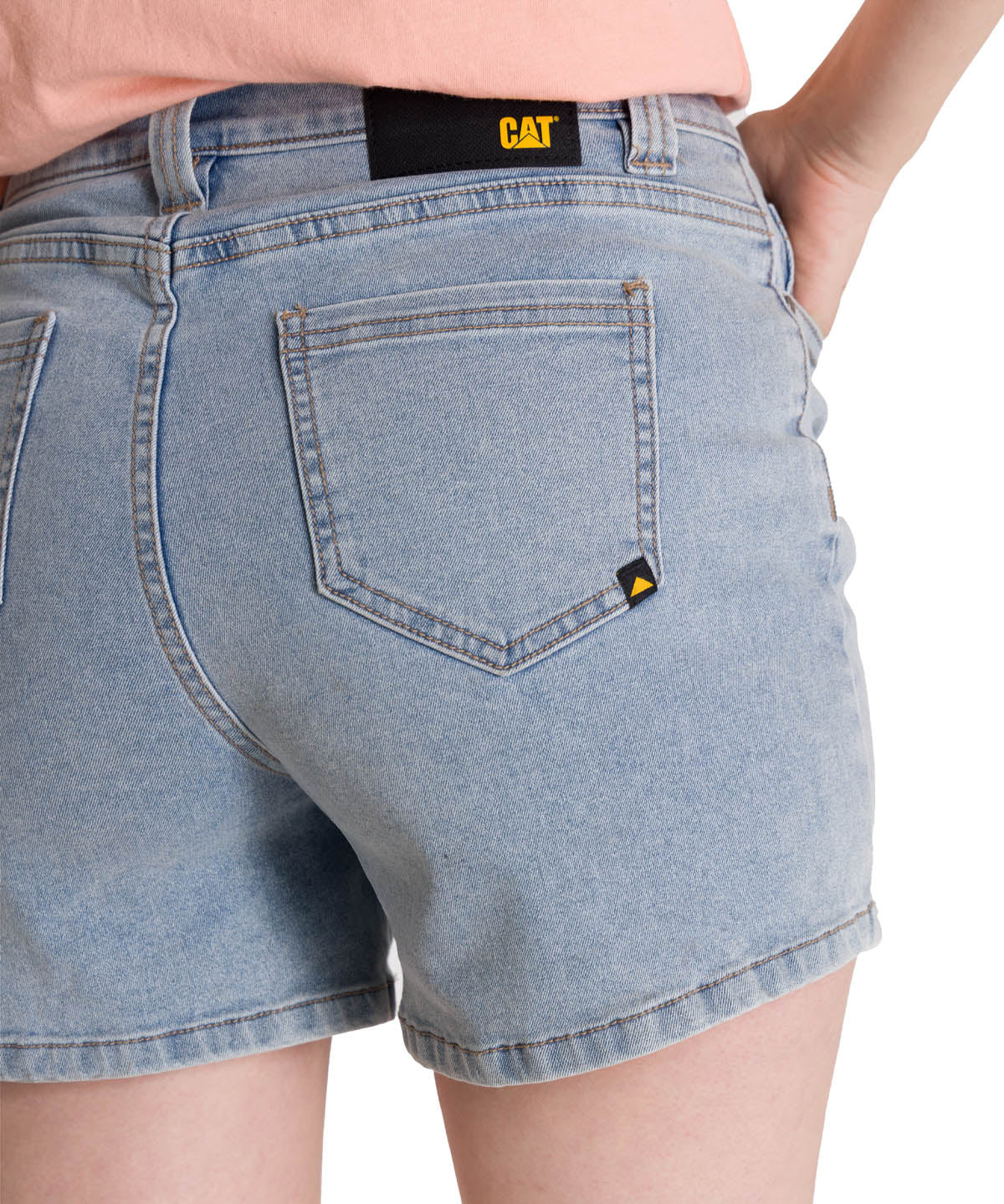 Short Denim Mujer 5 Bolsillos Azul Claro CAT