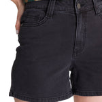 Short Denim Mujer 5 Bolsillos Negro CAT