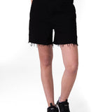 Short Mujer Denim High Rise Cowb Negro