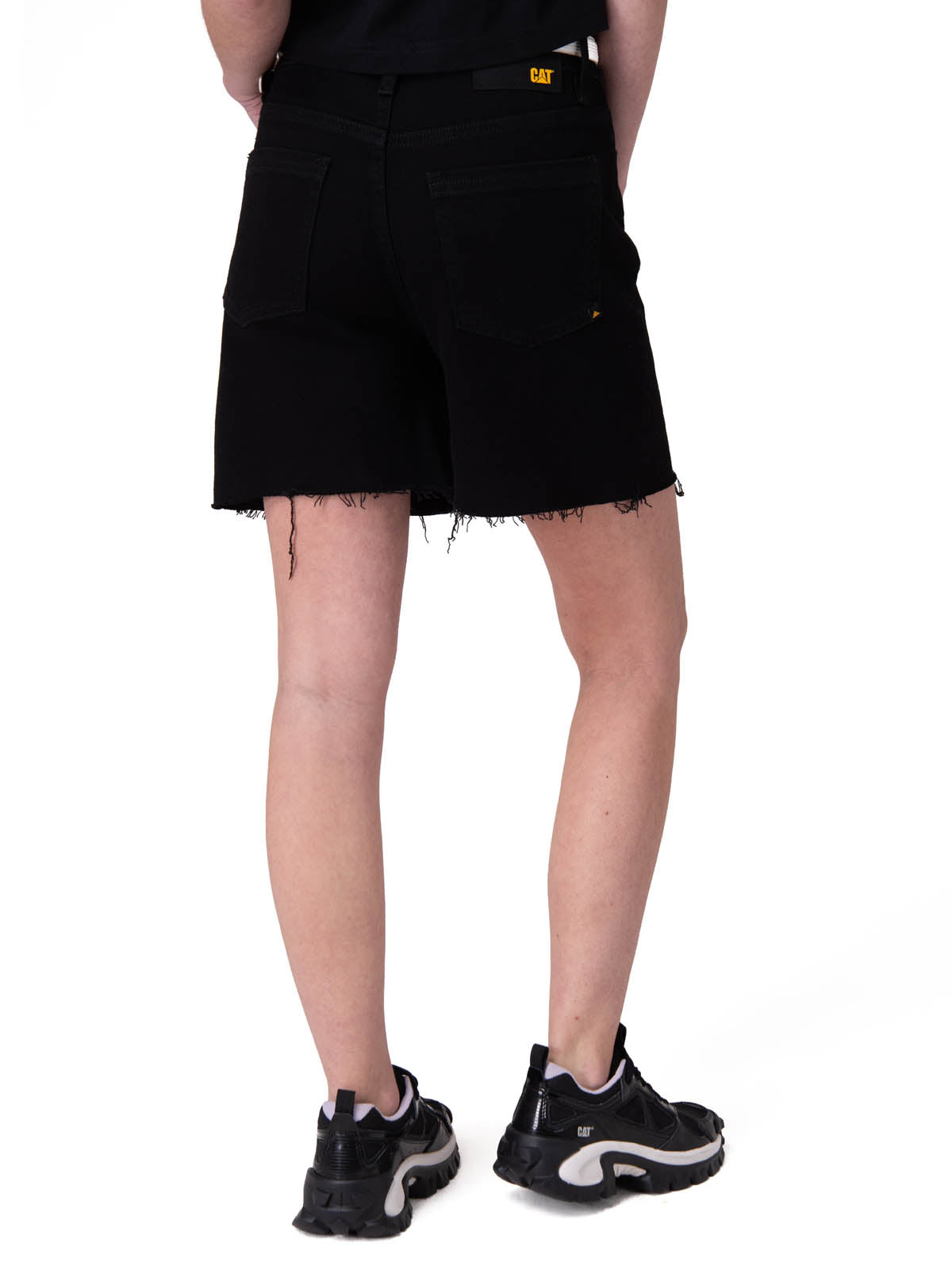 Short Mujer Denim High Rise Cowb Negro